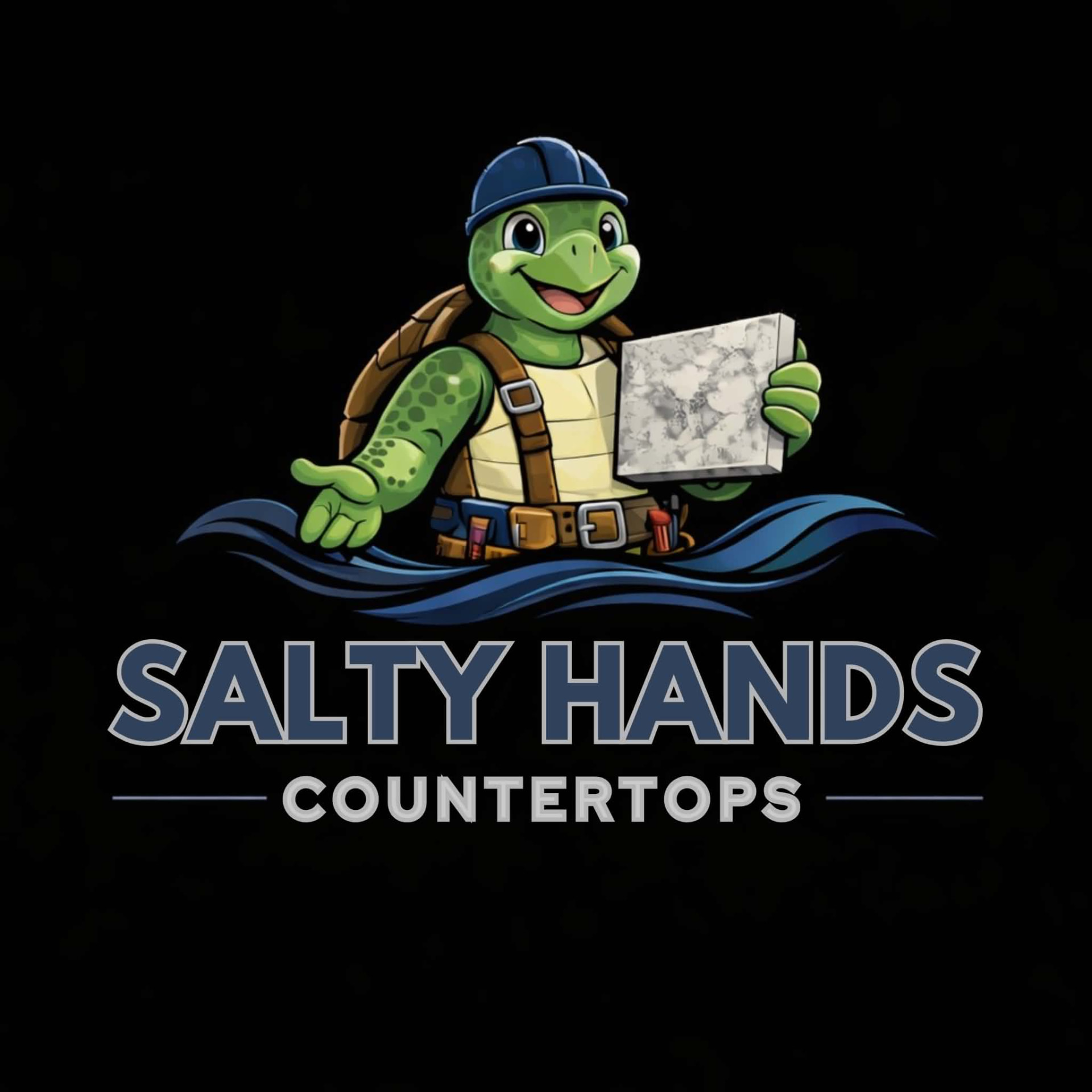 Salty Hands Countertops logo